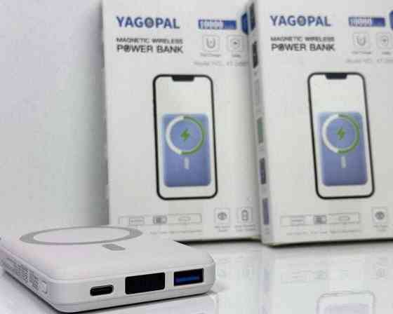 Повербанк Power Bank Yagopal KT-D007 10000 mAh 15Вт magsafe Магсейф Киев
