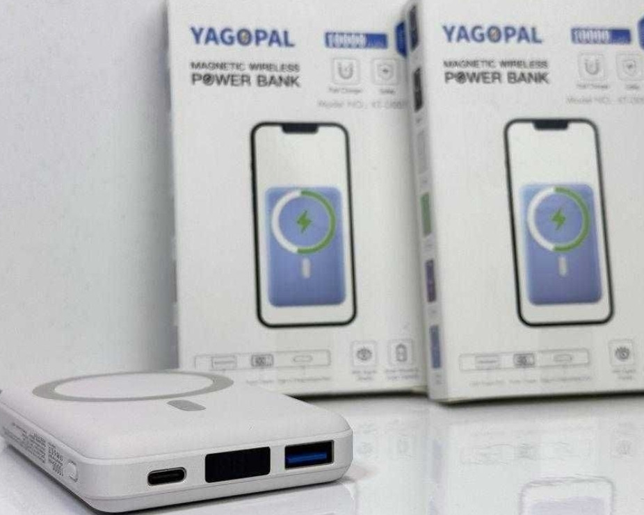Повербанк Power Bank Yagopal KT-D007 10000 mAh 15Вт magsafe Магсейф Киев - изображение 2