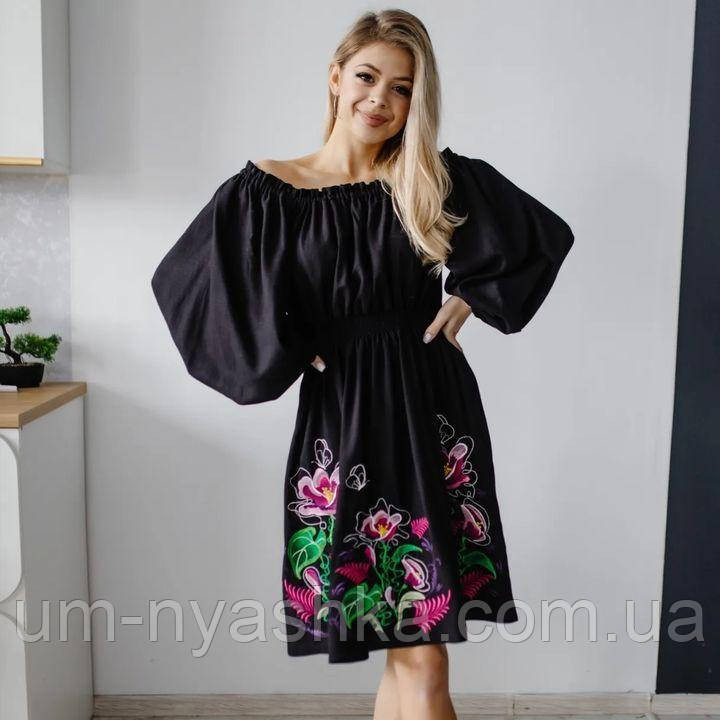 Жіноча вишита сукня, біла вишиванка жіноча Емілія Кривий Ріг - фото 7