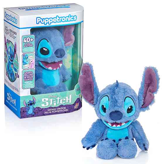 Інтерактивна м'яка іграшка Puppetronic by Real FX Palm серії Disney- Стіч Днепр