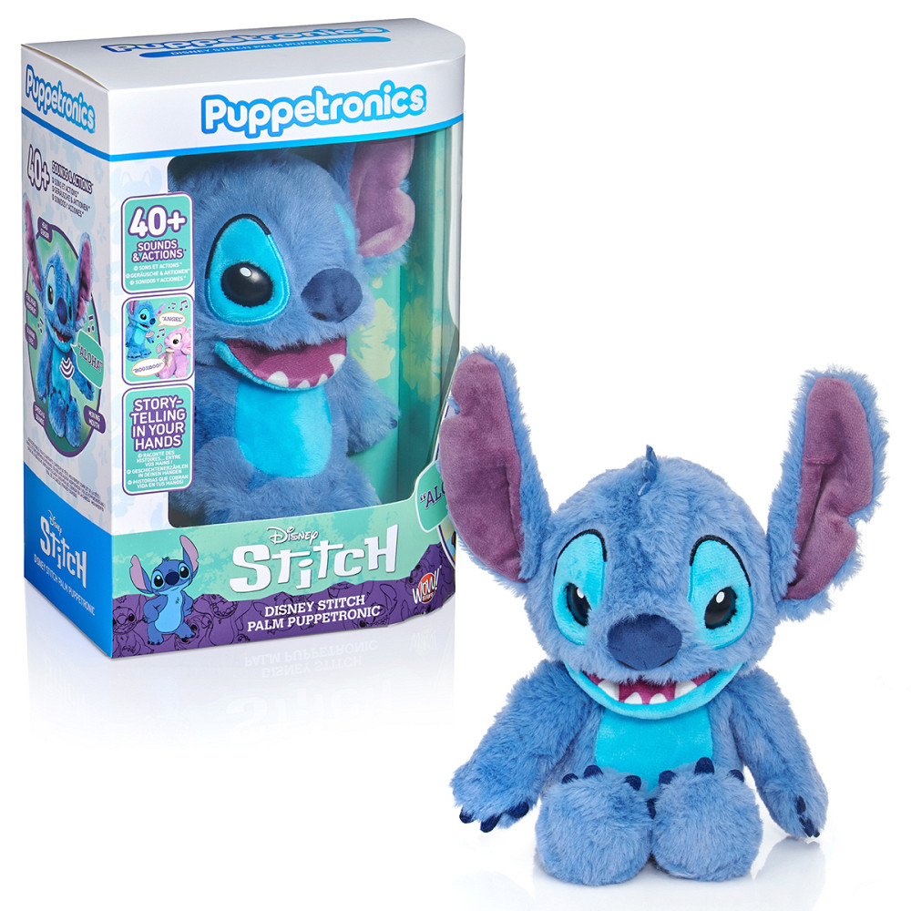 Інтерактивна м'яка іграшка Puppetronic by Real FX Palm серії Disney- Стіч Днепр - изображение 1
