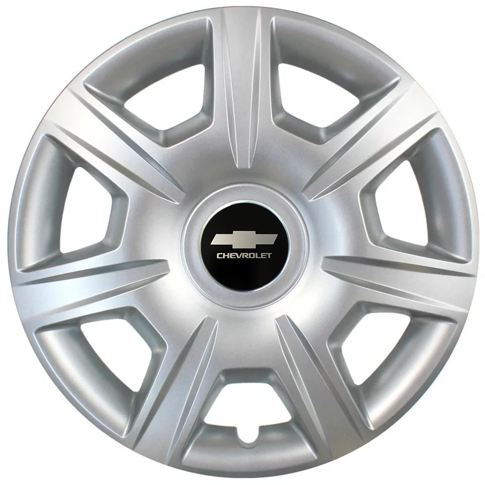 Автомобильные модельные колпаки R15 Chevrolet 327 4шт, SJS, серебряные Киев - изображение 1