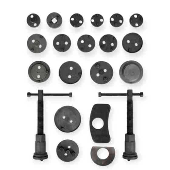 Набор съёмников тормозных цилиндров 21 шт 2 воротка с прав. и левой резьбой Мукачево