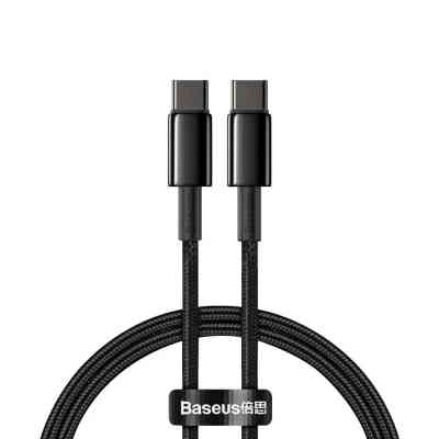 Дата кабель USB-C to USB-C 1.0m 100W black Baseus (CATWJ-01) Вінниця
