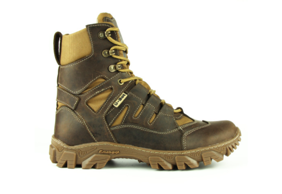 Військові демісезонні черевики коричневі, тактичне взуття для чоловіків, шкіра нубук, кордура, міцні Львів