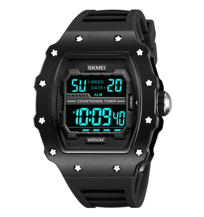 Часы мужские электронные наручные Skmei 2296 Черный Винница