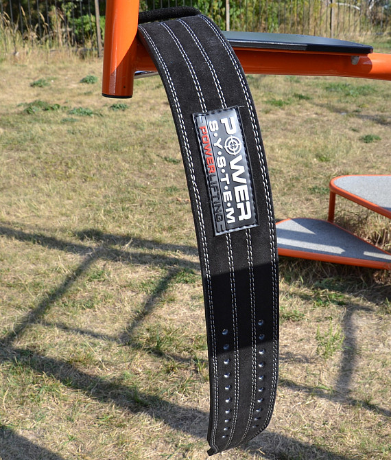 Пояс для пауерліфтингу Power System PS-3800  PowerLifting шкіряний Black L Кам'янське - фото 6