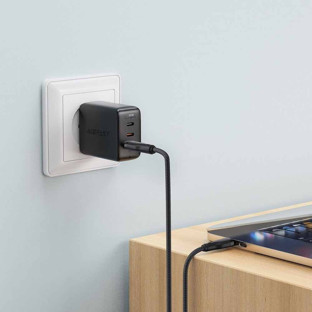 Кабель ACEFAST C8-04 USB-A to USB-C charging data cable Black (6974316282693) Киев - изображение 5