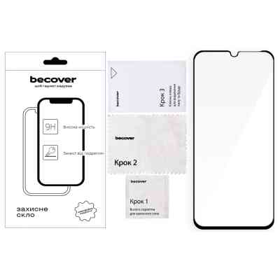 Стекло защитное BeCover Xiaomi Redmi 15C 4G/5G Black (713907) Винница