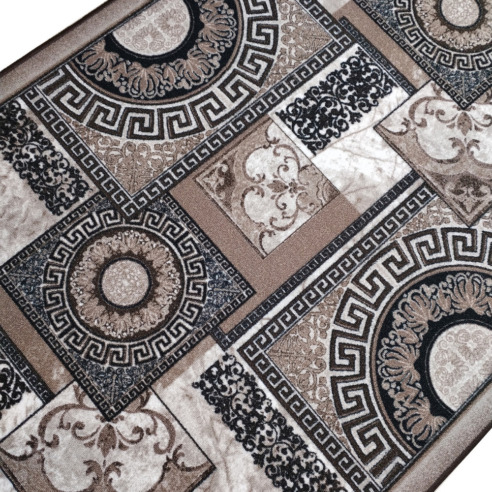 Ковровая дорожка лучшая цена, Версаче серый,  Ковёр на отрез 300, 500 Каменское - изображение 3