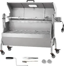 Гриль Grill rożenowy SucceBuy 46 cali, pojemność 132 funty, grill, wieprzowina, jagnięcina, koza, grill rożenowy na węgiel Київ - фото 1