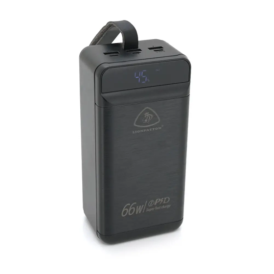 Универсальная зарядная батарея Power Bank LionPatton 60000Mah (Черный) Винница
