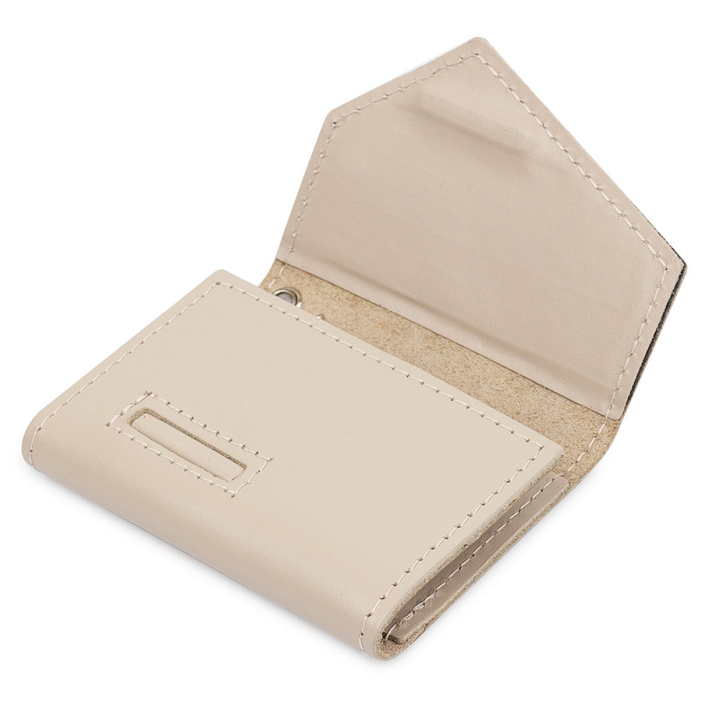 Невелика шкіряна ключниця Бежевий (GRANDE PELLE) Київ - фото 9