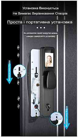 Дверной замок 918 со сканером отпечатка пальцев (896603253) Киев