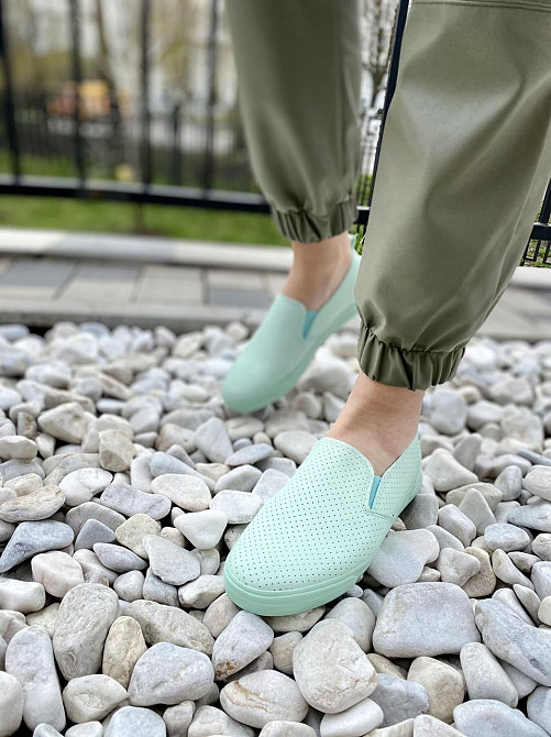 IDEAL Сліпони жіночі IDEAL WX37 бірюзовий (літо, еко-шкіра) (1374) лише 41р. Коломия - фото 7