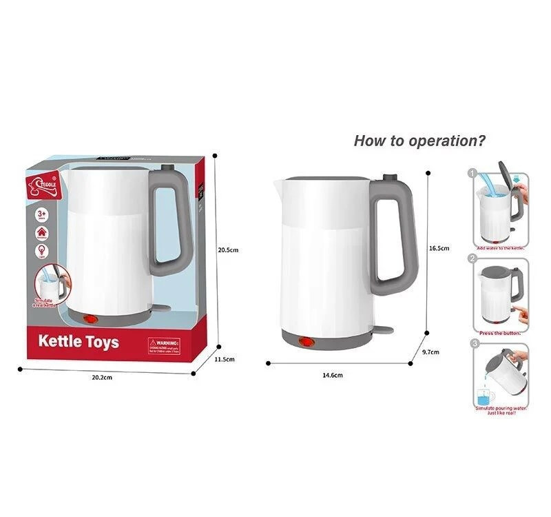 Чайник іграшковий світло та підсвічування Білий (F 2322) Чернигов - изображение 1