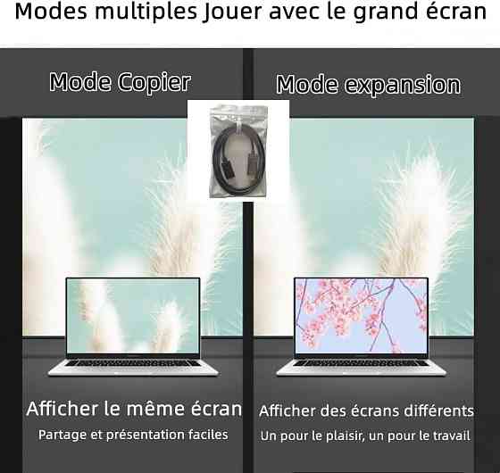 Кабель DisplayPort до HDMI 4K 1.8м позолочений Київ