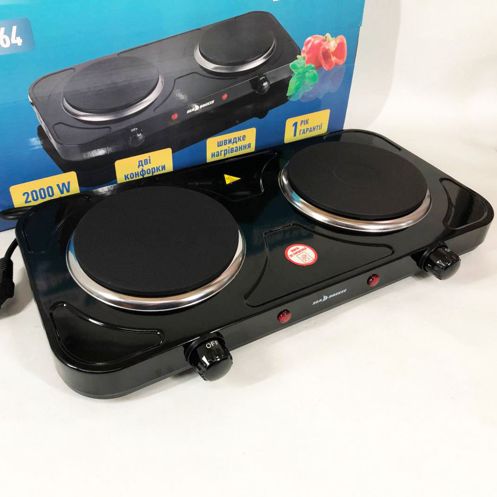 Надійна кухонна плита, Портативна електрична електроплита, Настільна потужна плита PO-56 Львів - фото 7