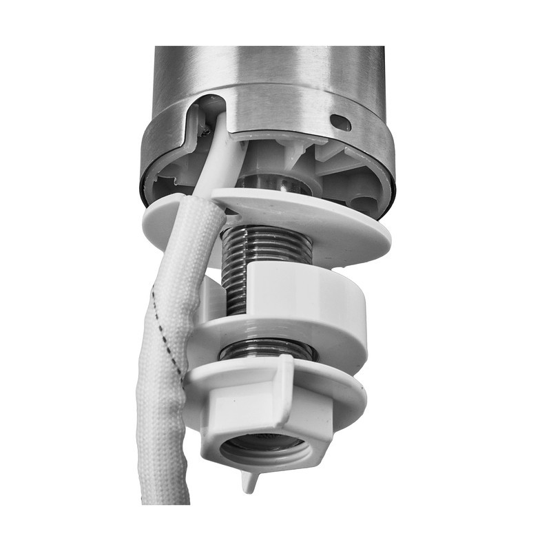 Водонагрівач 3,3 kW проточний, нержавіюча сталь, з індикатором температури, рефлекторний вилив, на мийку ZERIX ELW35-EF (ZX5577) Київ - фото 7