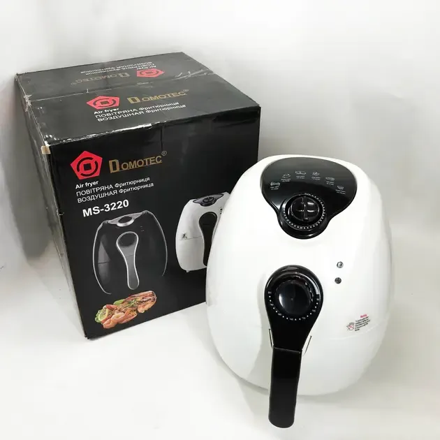 Аэро фритюрница Air Fryer DOMOTEC MS-3220 белый Коломия - фото 1