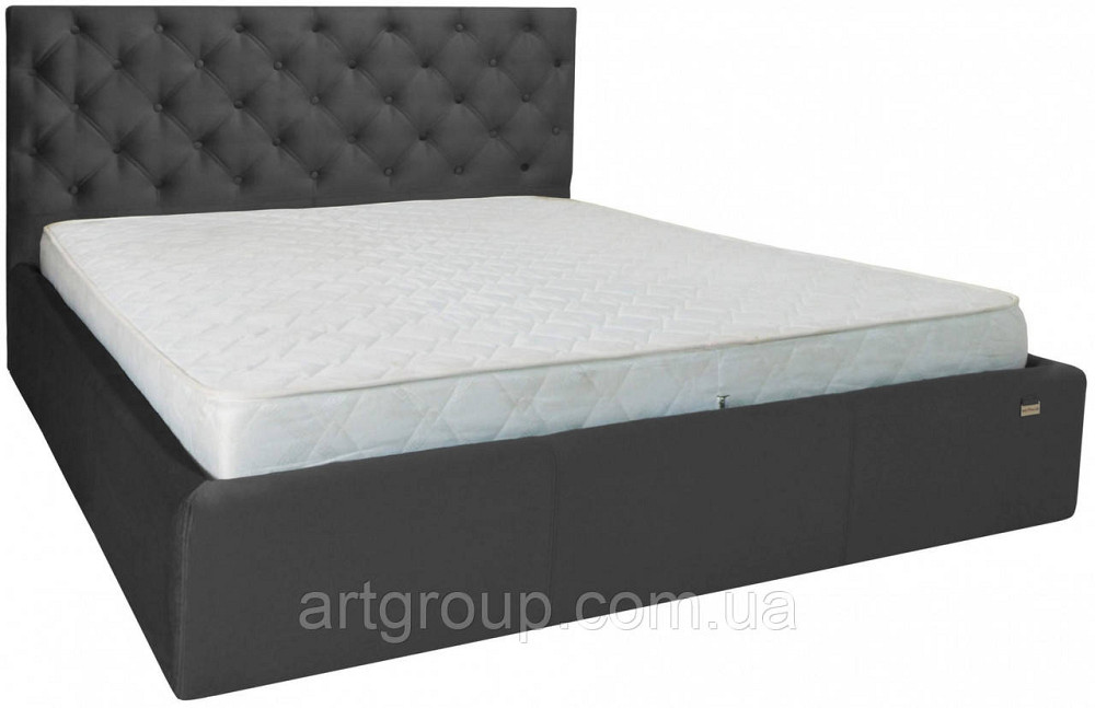 Ліжко Coventry Comfort 120 х 200 см Missoni 009 З підйомним механізмом та нішою для білизни Темно-сірий Дніпро - фото 15
