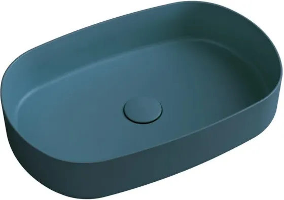 Раковина  Sapho Infinity Oval 55X36Cm Zielony Mat Petrol 10Nf650552P Киев