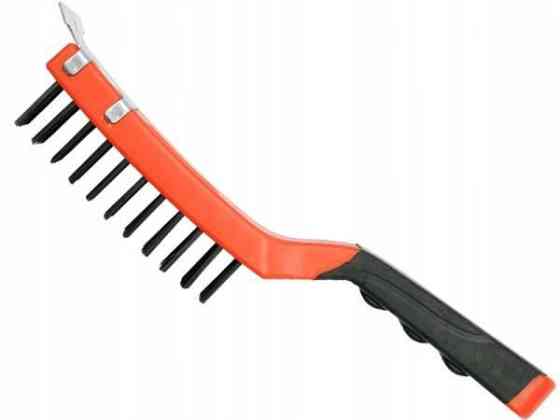 Щітка дротяна з носиком і пластиковою ручкою YATO L-200мм Харків