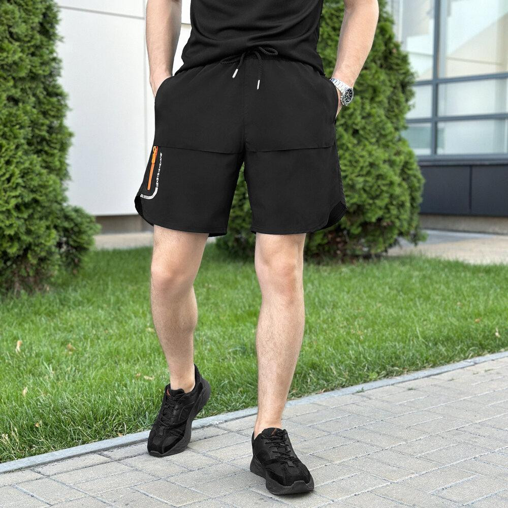 Спортивні чоловічі чорні шорти Pobedov Viter Київ - фото 6