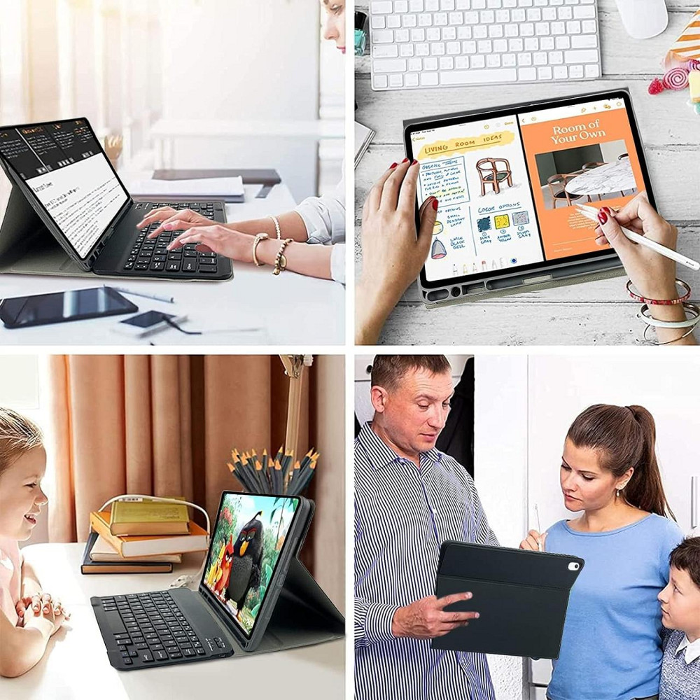 Захисний чохол з Bluetooth клавіатурою для iPad 10.2 (2019/20/21)/pro10.5(2017)/Air 3 10.5 Дніпро - фото 9