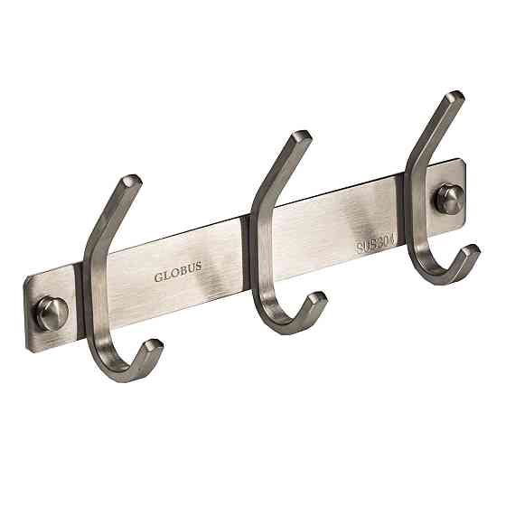 Планка з гачками Globus Lux SQ 9435-3 SUS304 Тернопіль