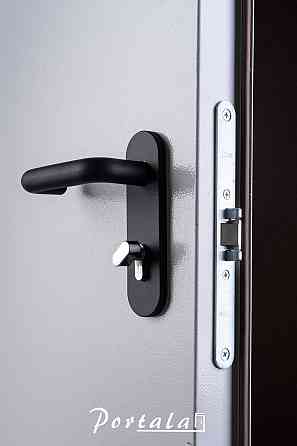 Двери технические, ЕИ30, гнутый профиль 80 мм, РАЛ 7035, толщина полотна 60 мм Киев