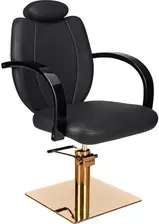 Косметологічне Крісло FOTEL TOLEDO C1 P-7/CZARNY LAKIER/ZAGŁÓWEK/KWADRAT ZŁOTY (48H) Киев - изображение 1