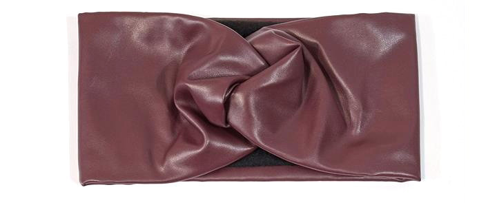 Пов'язка жіноча на флісі бордова Київ - фото 1