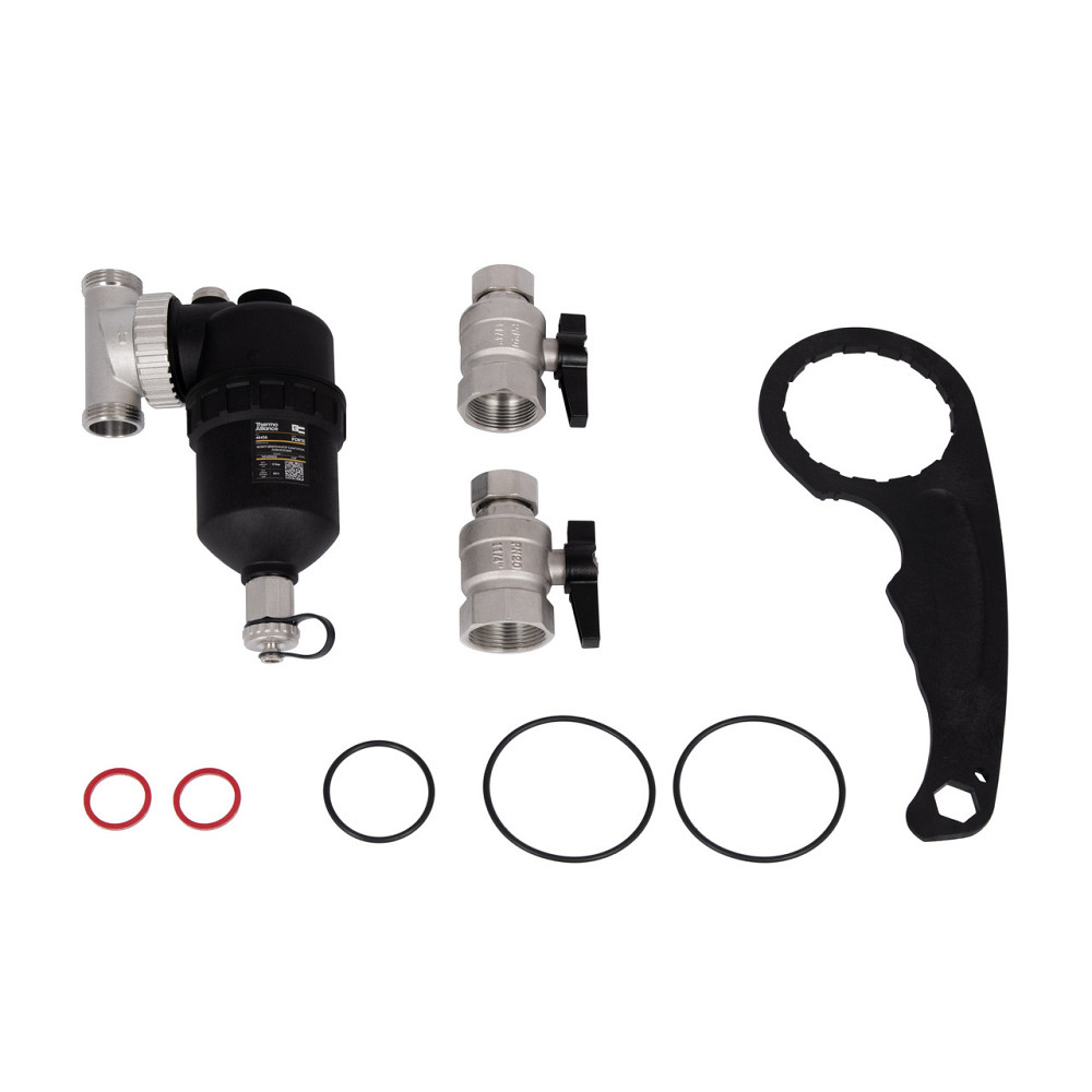 Фільтр-дешламатор Thermo Alliance Forte 1 1/4", поворотний (магнітний шламоуловник) TAF400G32 Київ - фото 7