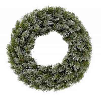 Різдвяний вінок Triumph Tree Pittsburgh з ефектом інею 45 см Зелений (8717669775805) Вінниця