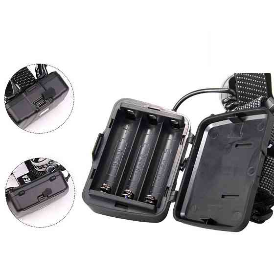 Ліхтарик налобний високої потужності LED XHP70 3x 18650 AC Prof XHP70 Київ