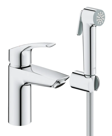 Змішувач для раковини з гігієнічним душем Grohe Eurosmart New   ( 23124003 ) 22211 Харків