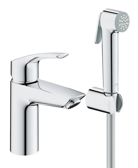 Змішувач для раковини з гігієнічним душем Grohe Eurosmart New   ( 23124003 ) 22211 Харків - фото 1