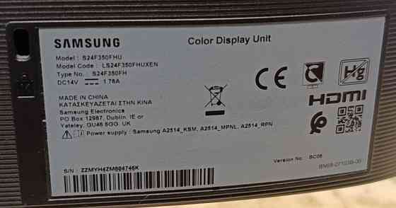 Монітор Samsung 24" Full HD, HDMI, S24F350 FHU Київ