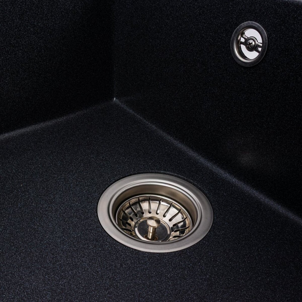 VALESO Гранітна мийка VALESO CRIPTA 6550 матова Карбон Киев - изображение 5