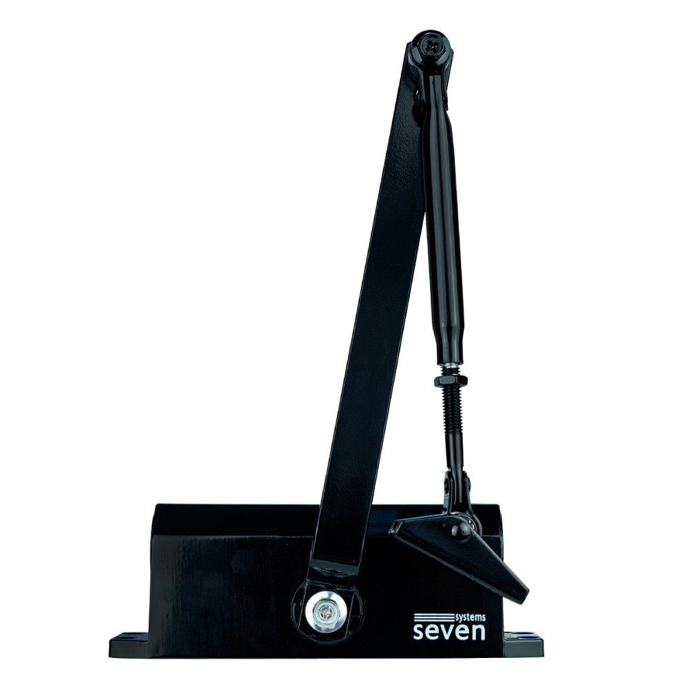 Дотягувач дверей від 40 до 65 кг SEVEN DC-7742 black Київ - фото 10