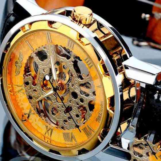 Годинник чоловічий наручний механічний Winner Simple з автопідзаводом Вінниця