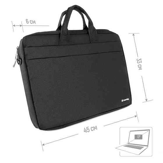 Сумка для ноутбука ColorWay Modern 17-17.3 Black (CW-LBM173-BK) ( 10303 ) Харьков