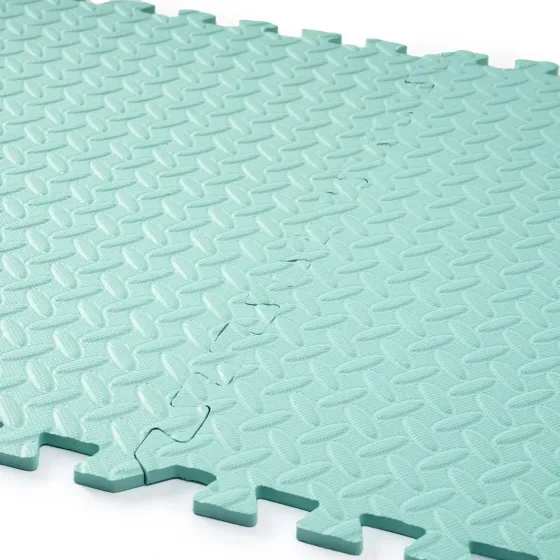 Мат-пазл товщиною 1 см розмір 60х60см 1 частина EVA бірюзовий Спортивні мати Київ