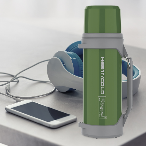 Термос 1000мл Maestro MR-1631-100-GREEN Житомир - изображение 4