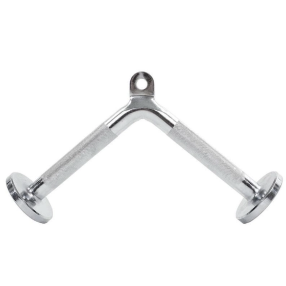 Ручка для верхньої тяги York Fitness V подібна на трицепс, хром Киев