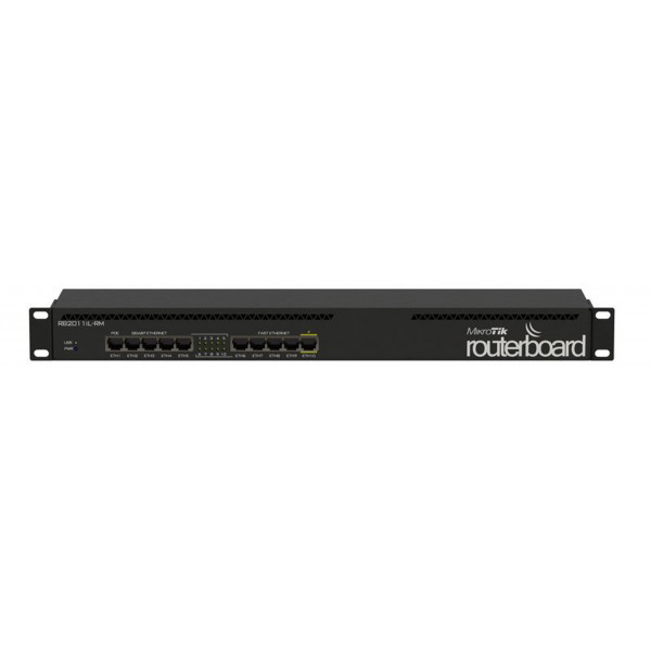 Маршрутизатор Mikrotik RB2011iL-RM with Atheros 74K MIPS CPU, 64MB RAM, 5xLAN, 5xGbit LAN, RouterOS Киев - изображение 1