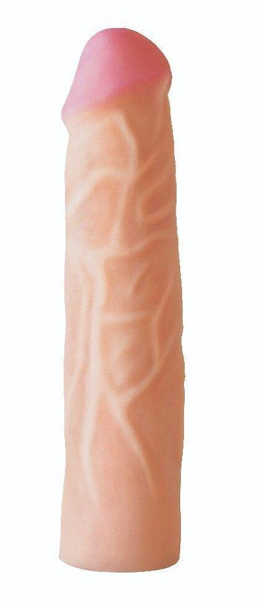 Насадка для страпона телесная EGZO Ciberskin NSTR09 ( 21 см х 4,7 см ) Sex Aura Киев - изображение 2