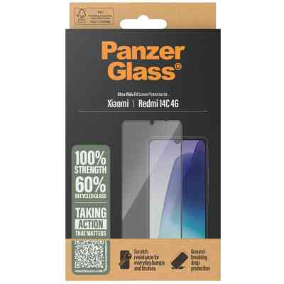 Скло захисне PANZERGLASS Xiaomi 14C 4G Ultra-Wide Fit (PG_PGRNUWFG58421) Вінниця