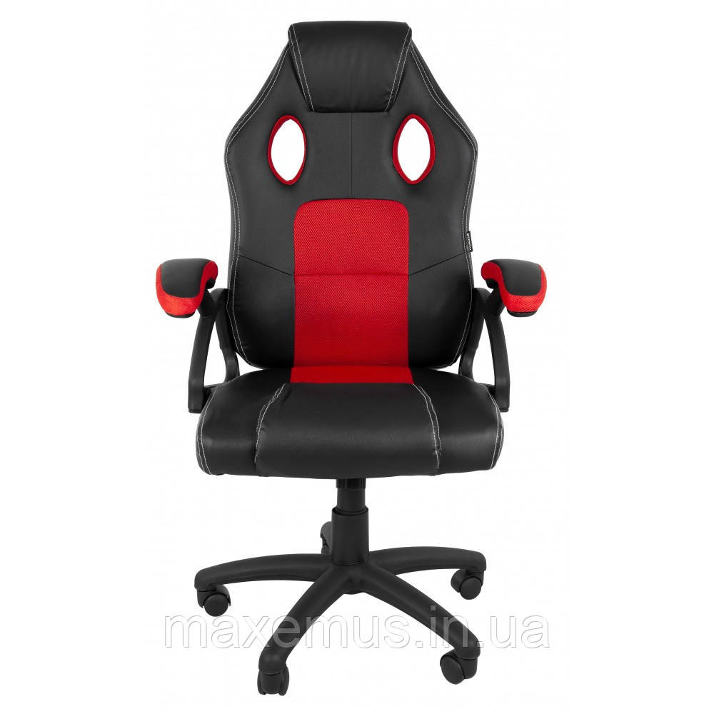 Геймерское игровое кресло bonro BN-2022S кресло геймерское для подростка компьютерное для дома красное Мостиска - изображение 4